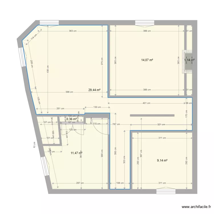 RDC  SOFIANE FELIX. Plan de 