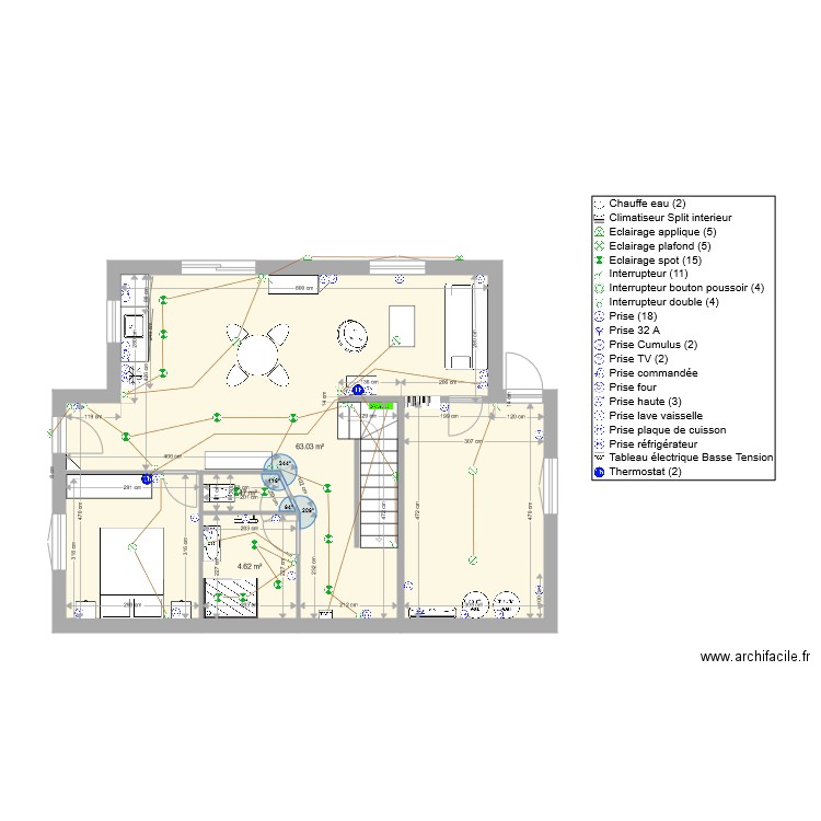 N sous sol. Plan de 0 pièce et 0 m2