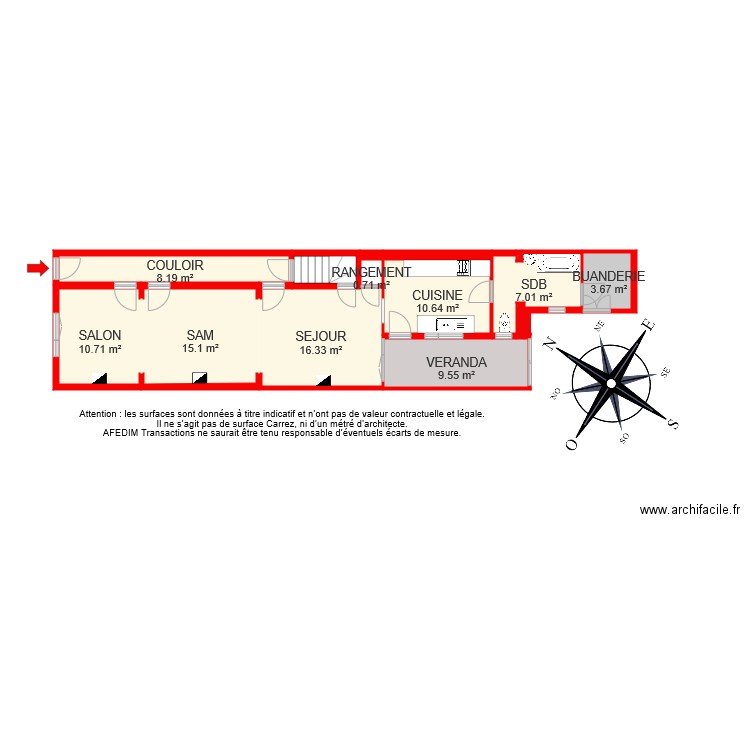 BI 6476 RDC. Plan de 0 pièce et 0 m2