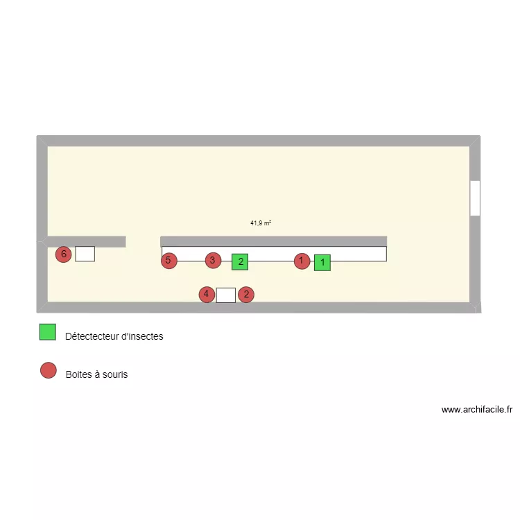 Atelier du Pain CHAUMONT. Plan de 