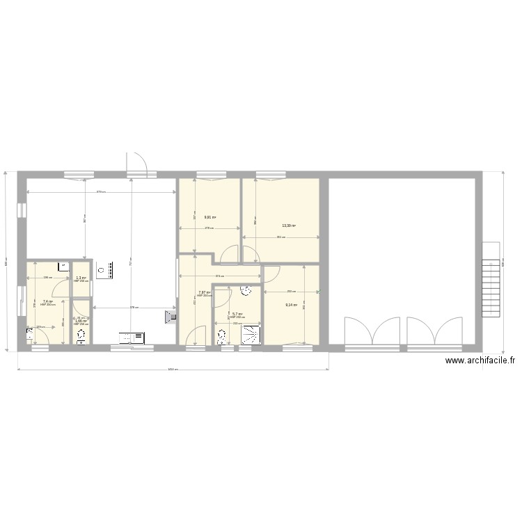 Landes renov. Plan de 0 pièce et 0 m2