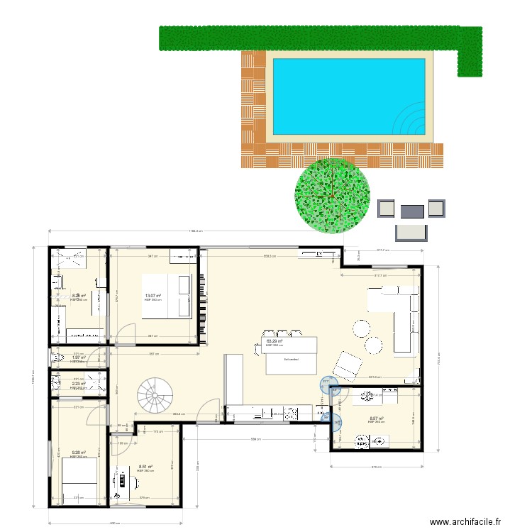 beaume PLANS DEFINITIFS COTES. Plan de 0 pièce et 0 m2