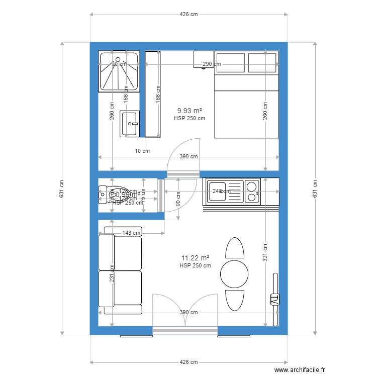 bung vic. Plan de 0 pièce et 0 m2