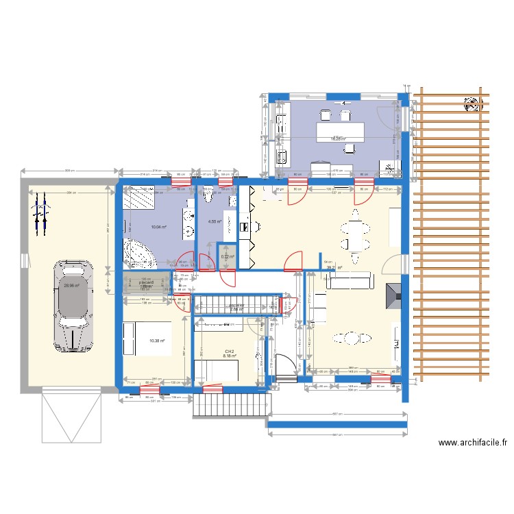 les carrieres 3. Plan de 0 pièce et 0 m2