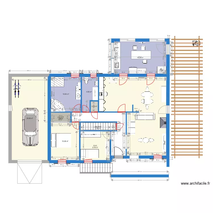 les carrieres 3. Plan de 