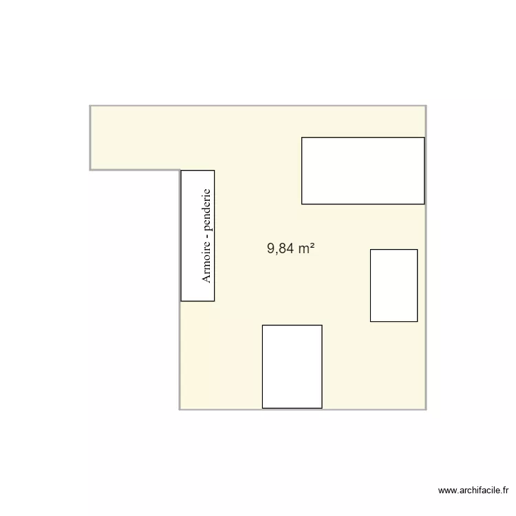 Chambre enfant. Plan de Chambre enfant. Plan de