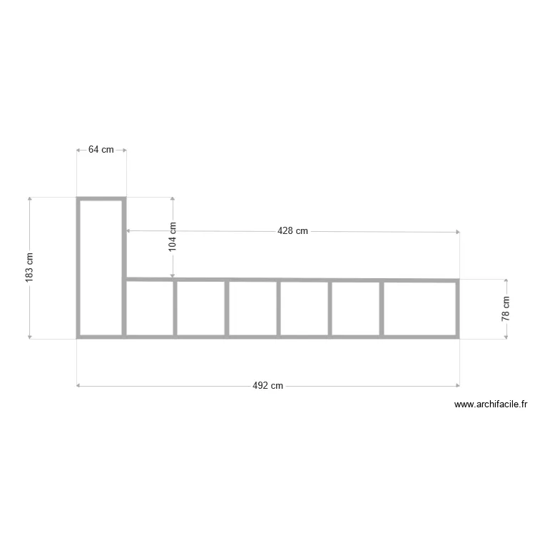 CUISINE JENNY. Plan de 