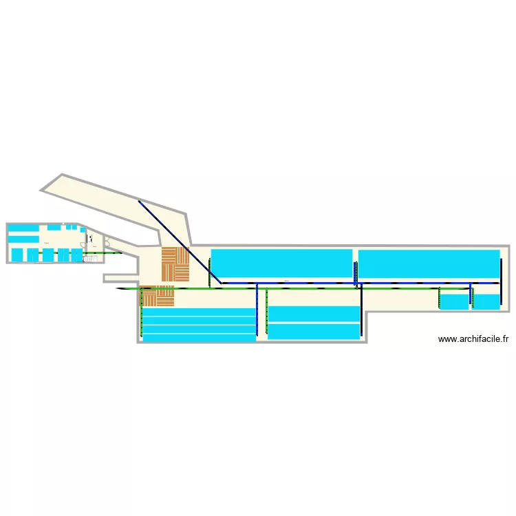 ZS Sarrance - Config bassin 2.0 - Config moulin 2.3. Plan de ZS Sarrance - Config bassin 2.0 - Config moulin 2.3. Plan de