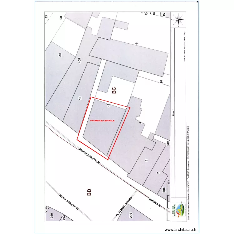 PLAN DE MASSE. Plan de PLAN DE MASSE. Plan de