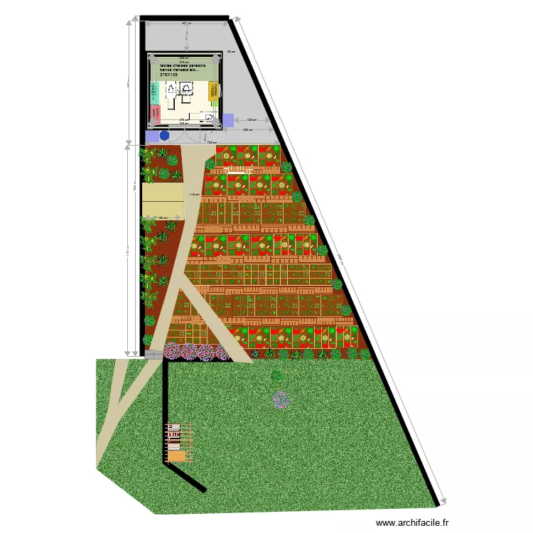 cabane obernay. Plan de 