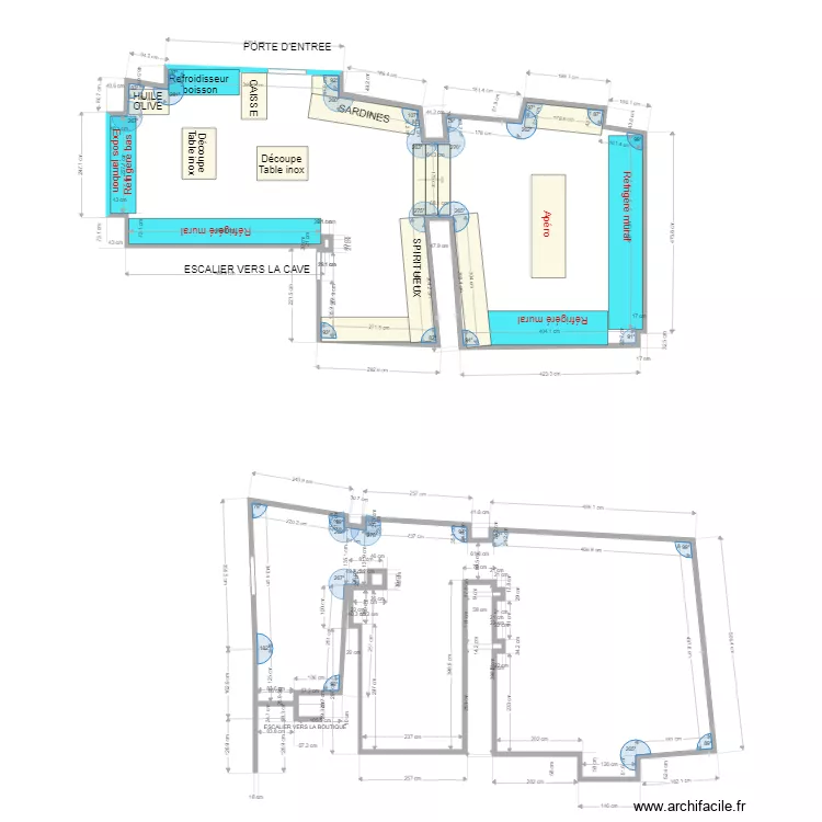 BOUTIQUE N19. Plan de 