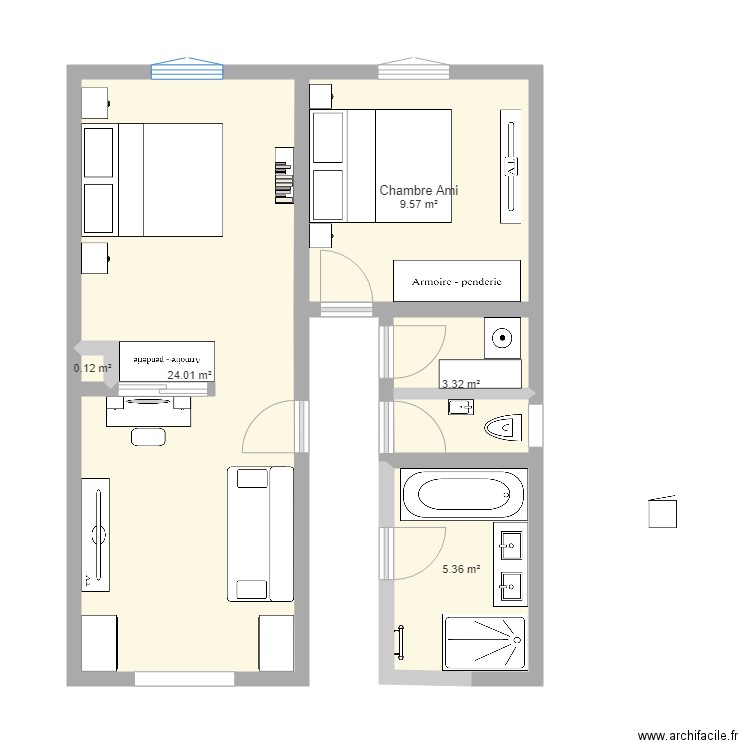 Option nouvelle maison 2908. Plan de 0 pièce et 0 m2