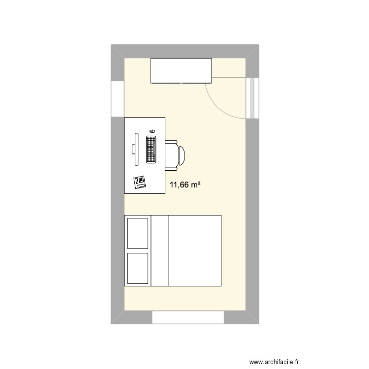 CHAMBRE 3. Plan de 0 pièce et 0 m2