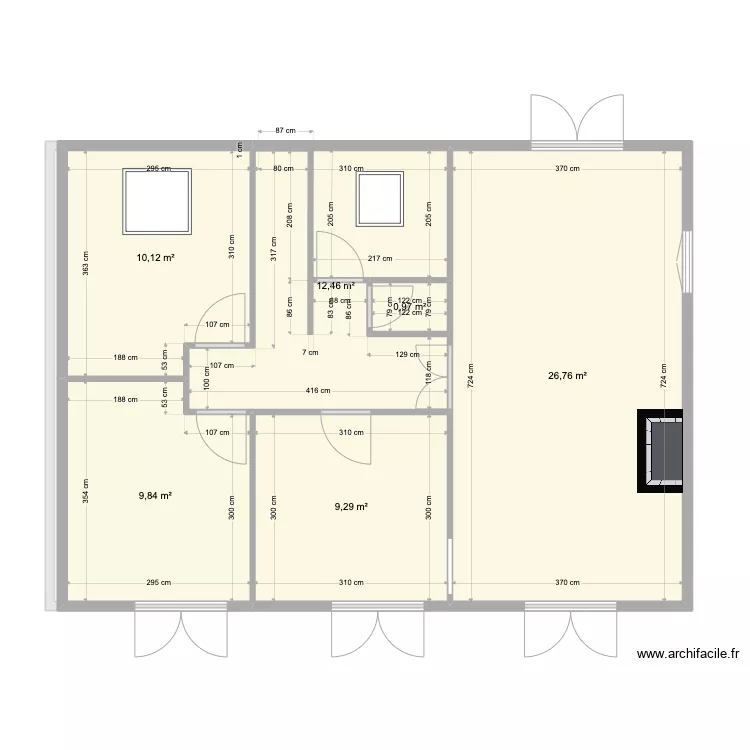 maison robert. Plan de 