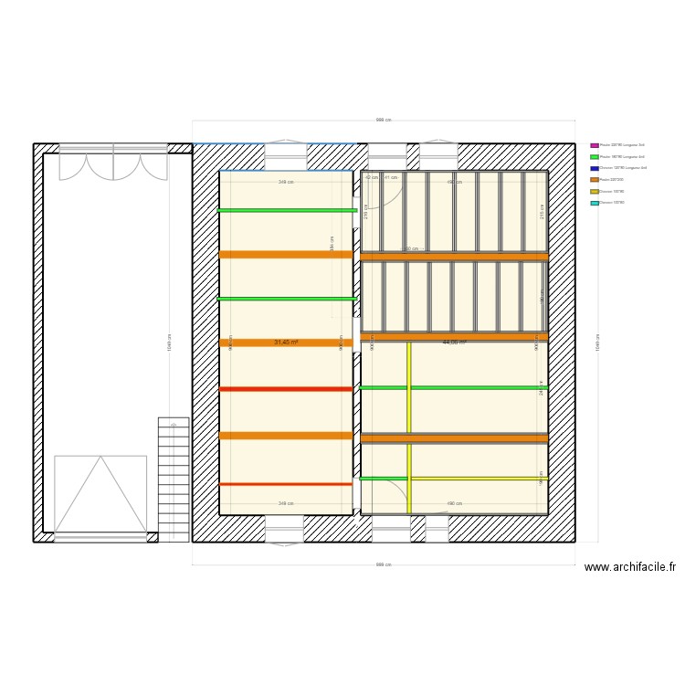 maison revel location 25 mai 2023 planfond. Plan de 2 pièces et 76 m2