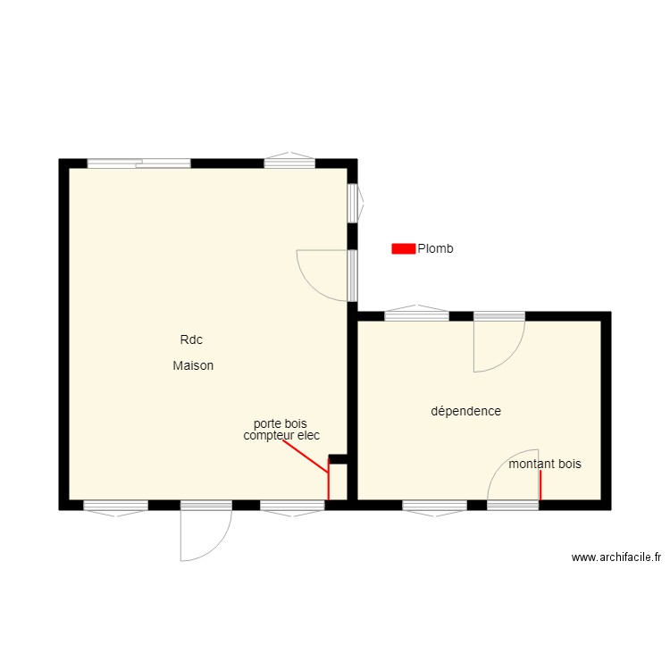 333 PLOMB. Plan de 0 pièce et 0 m2