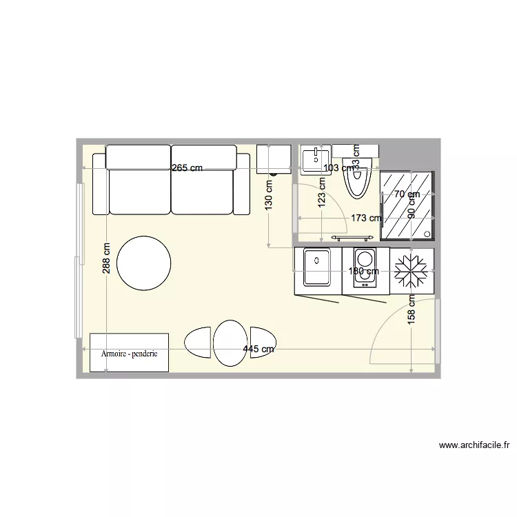 Plan Romain Studio. Plan de Plan Romain Studio. Plan de
