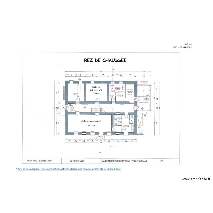 RDC Objat. Plan de 0 pièce et 0 m2