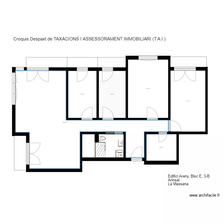 Edifici Areny Bloc E 3 B. Plan de 