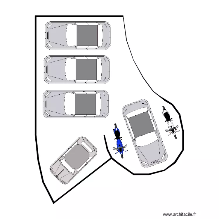 PARQUING PLETA AIXIRIVALL. Plan de 