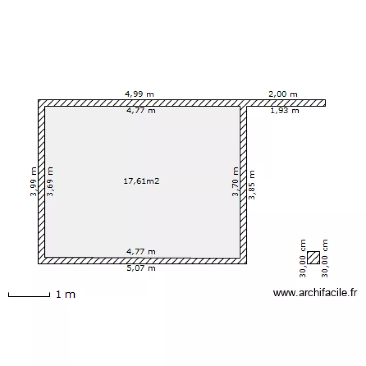 GARAGE MDJ1. Plan de GARAGE MDJ1. Plan de