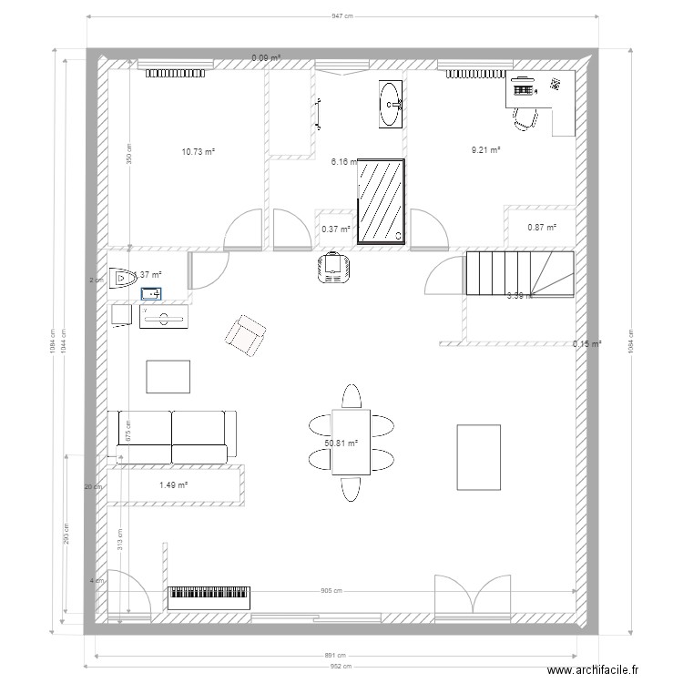 1etage Brem 1. Plan de 0 pièce et 0 m2