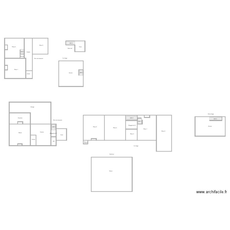 SAPOGNE ET FEUCHERE. Plan de 0 pièce et 0 m2