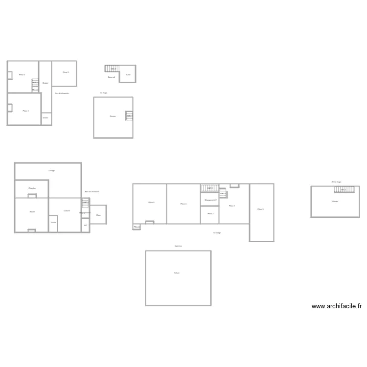 SAPOGNE ET FEUCHERE. Plan de 