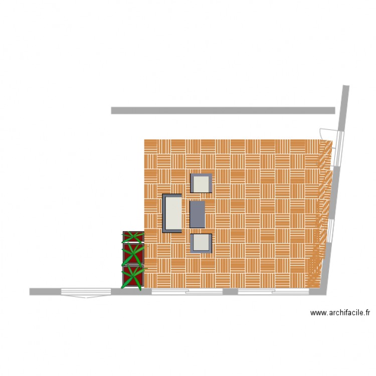 doull. Plan de 0 pièce et 0 m2