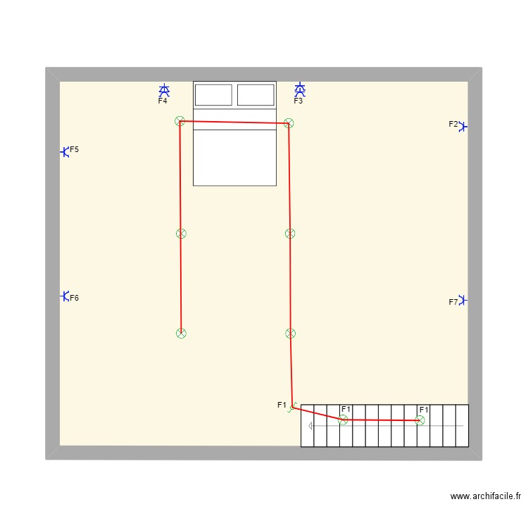 Toni toiture. Plan de 12 pièces et 228 m2