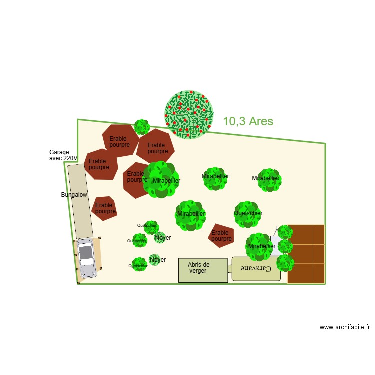 Aménagement verger 09. Plan de 0 pièce et 0 m2