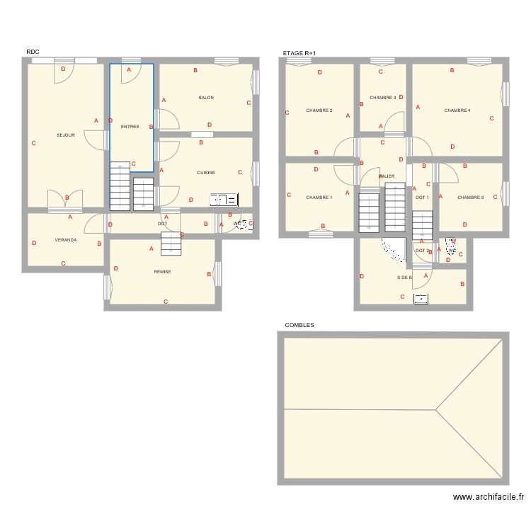 GOUVE plomb. Plan de 0 pièce et 0 m2