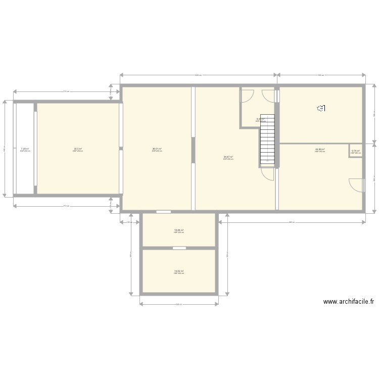 Plan maison Sous sol. Plan de 0 pièce et 0 m2