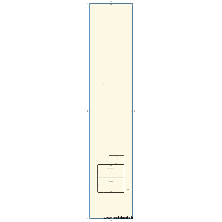 plan de masse . Plan de 0 pièce et 0 m2
