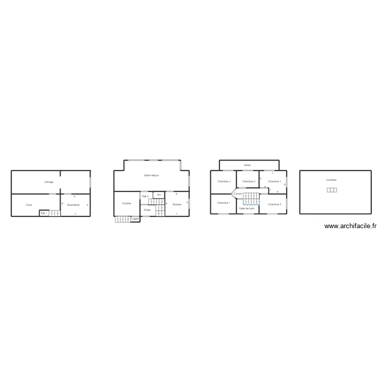 BENODET BADET. Plan de 