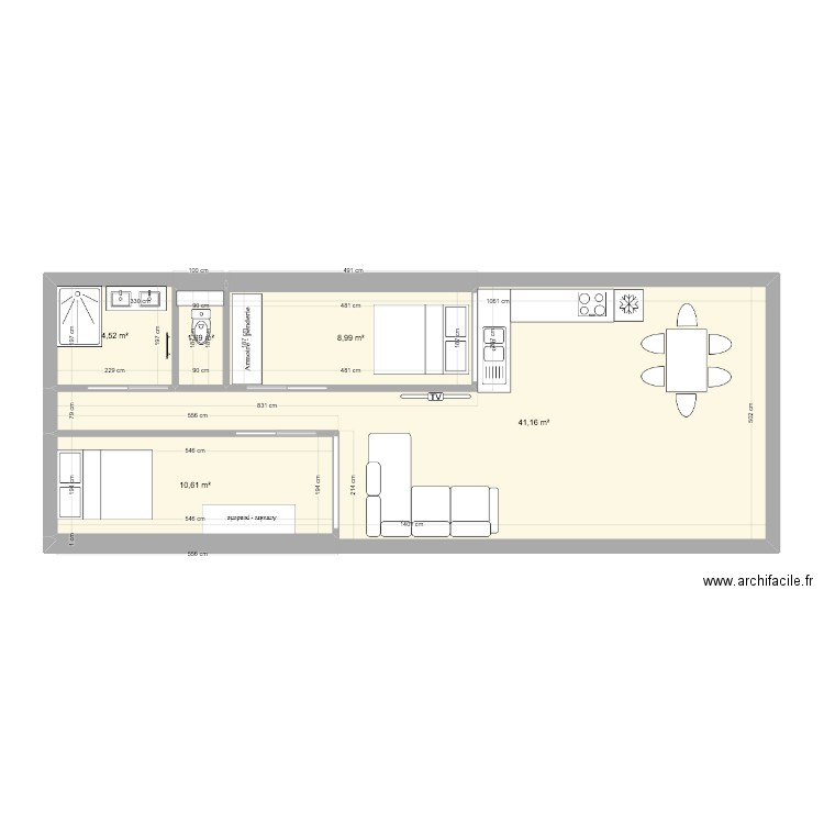 Garage 2. Plan de 0 pièce et 0 m2