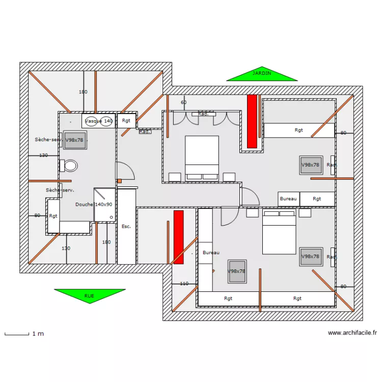 ORMEAU FUTUR. Plan de 