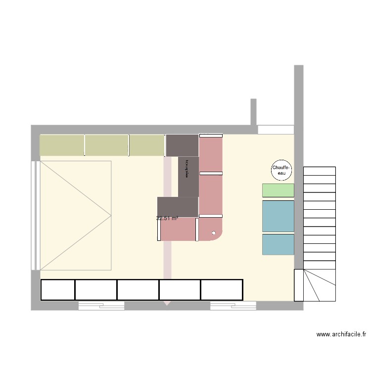 garage. Plan de 0 pièce et 0 m2