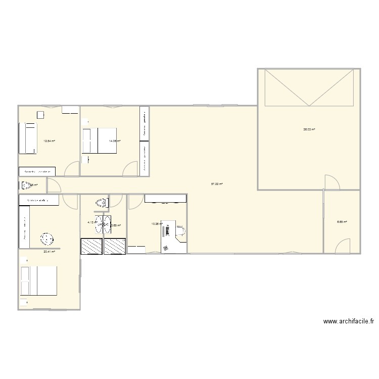 Maison Steph Aurélia. Plan de 0 pièce et 0 m2