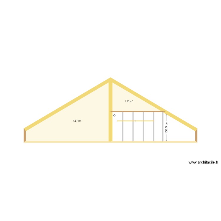 Caisson TV. Plan de 0 pièce et 0 m2