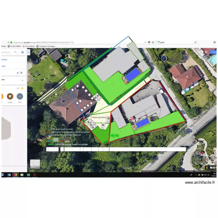 implantation du projet dans le paysage existant photo insertion ok2. Plan de 