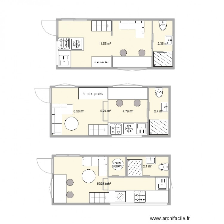 Tiny House 2. Plan de 0 pièce et 0 m2
