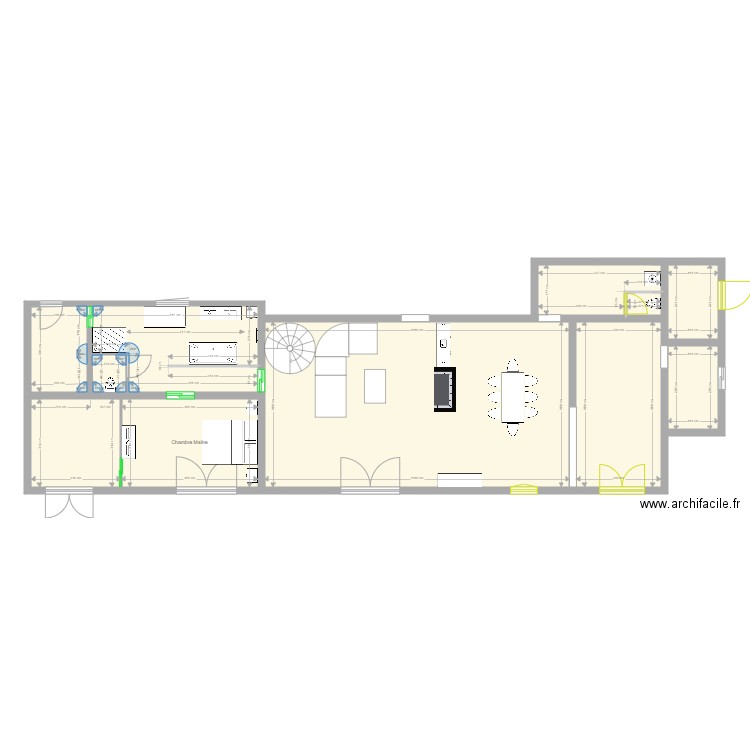 Maison Floirac. Plan de 0 pièce et 0 m2