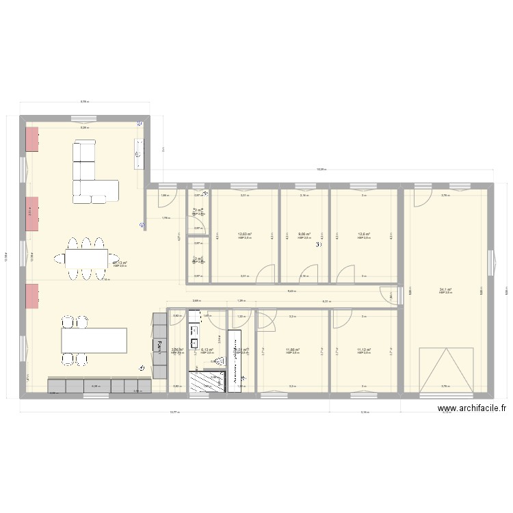 maison st marcel travaux avec meubles. Plan de 0 pièce et 0 m2
