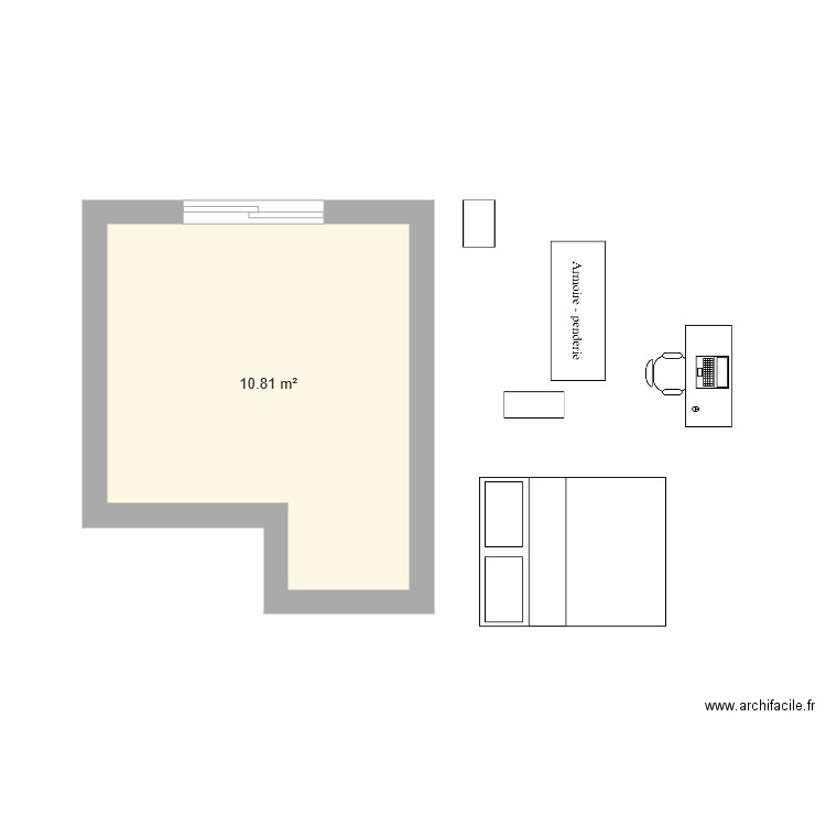 Chambre Rose. Plan de 0 pièce et 0 m2