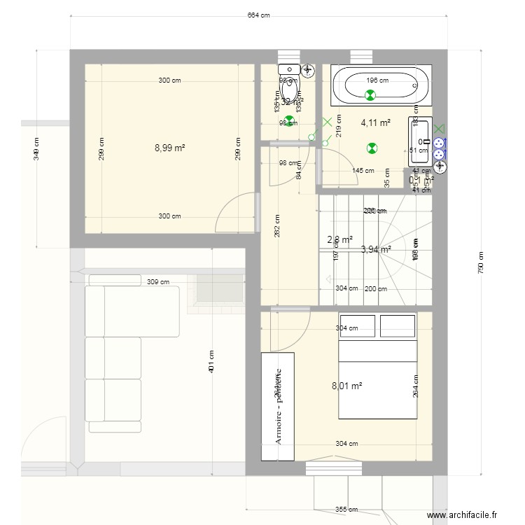 Planas. Plan de 0 pièce et 0 m2