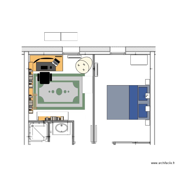 Bureau 1. Plan de 0 pièce et 0 m2