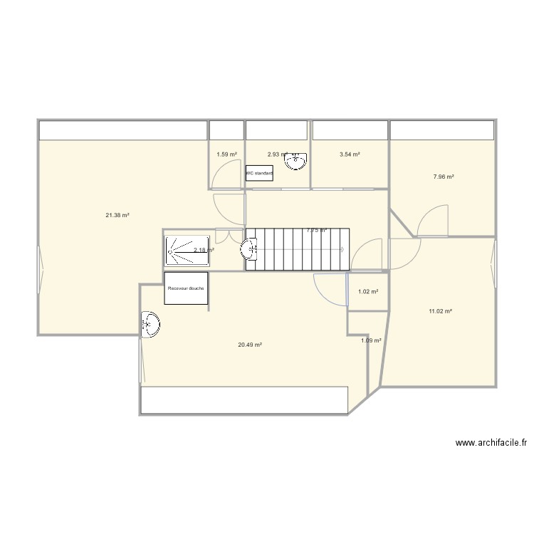 Appartement locatif. Plan de 0 pièce et 0 m2