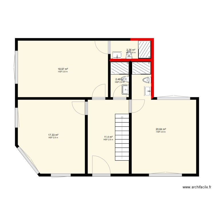 Ryckmans rez A. Plan de 0 pièce et 0 m2