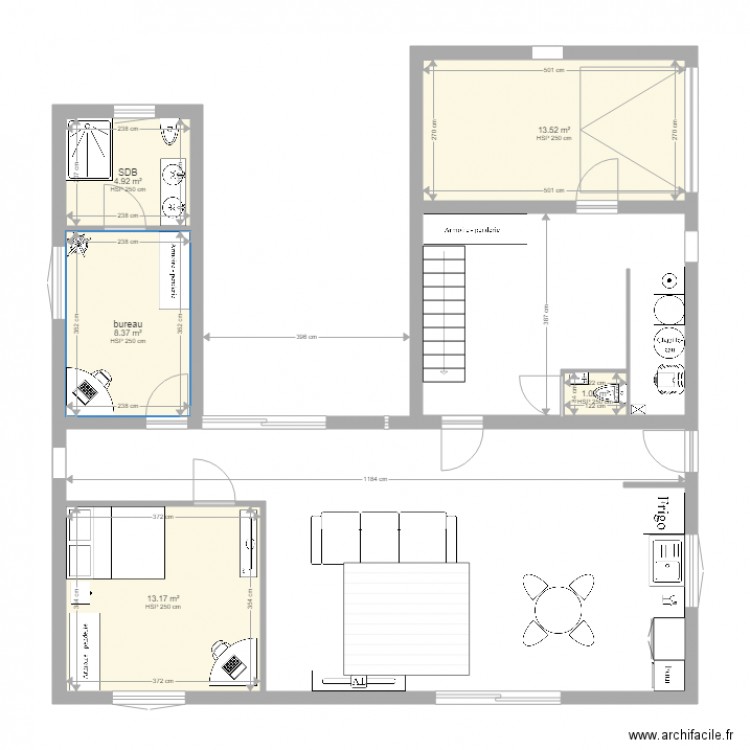 maison container 1. Plan de 0 pièce et 0 m2